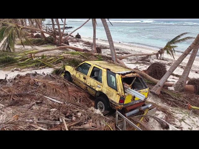 CATASTROPHIC DAMAGE IN ROTA - Super Typhoon Bavi - Category 5 Northern Mariana Islands