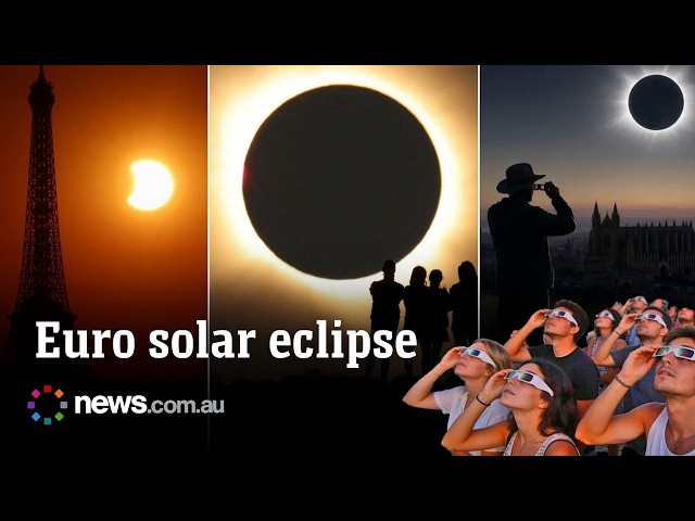What the Europe solar eclipse looked like in different countries