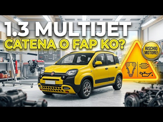 1.3 Multijet Engine (Panda, Punto, Ypsilon): The Real Chain and DPF Issues! 🛑