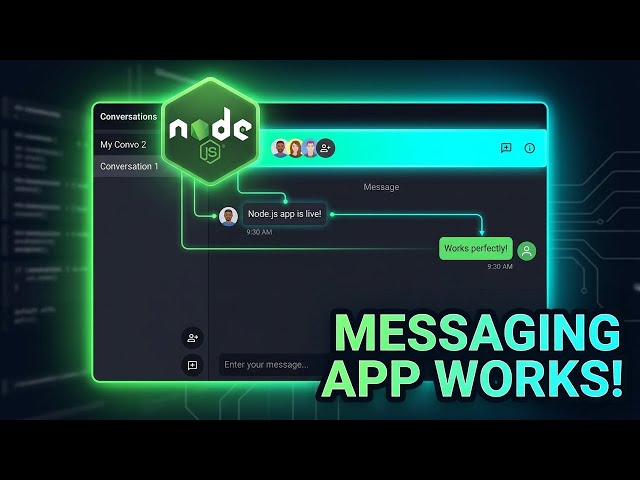 I Created a Messaging App in Node.js | See How It Works