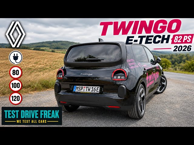 2026 Renault Twingo E-Tech Electric 82 PS Test Drive | Real World Range, Consumption & Performance