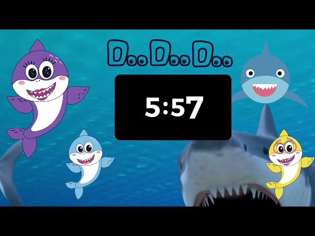 Baby Shark Kids Timer 🧭 10 minutes (with lullaby music 🎵)