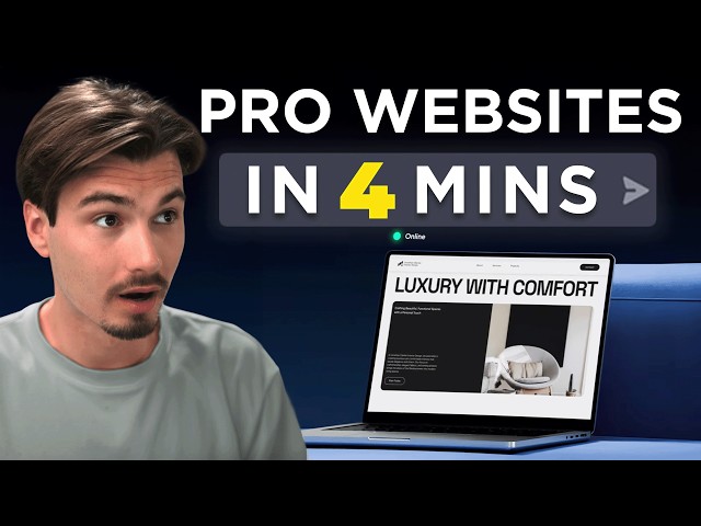 Easiest Way to Build Professional Websites Using AI