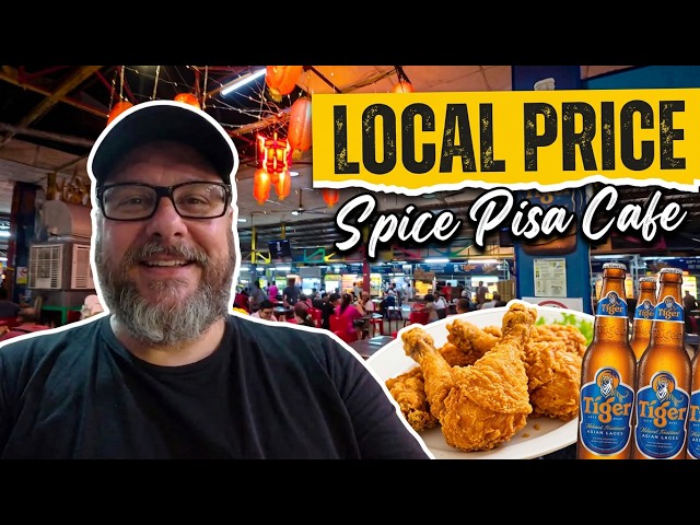 Spice Pisa Cafe Where The Locals Eat In George Town Penang Malaysia 4K HDR