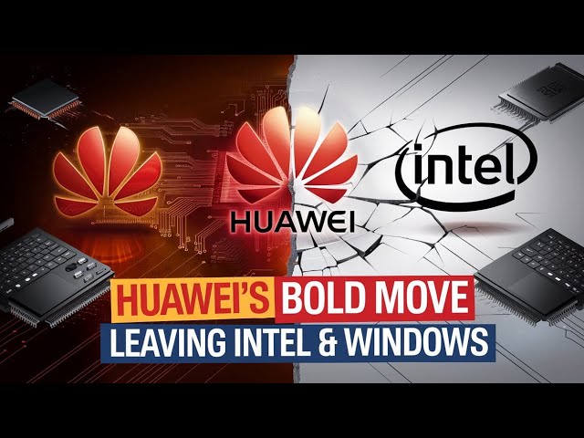 Tech War: Huawei's Bold Move Away from Intel and Windows