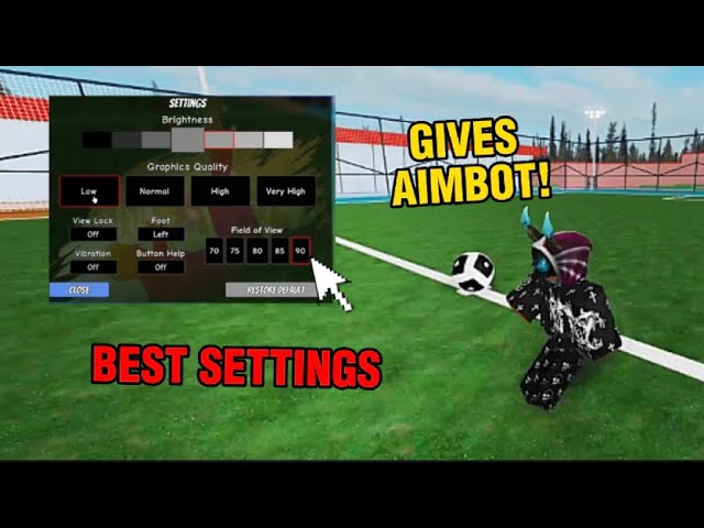 The BEST Settings In Tps Street Soccer! (will make you pro)