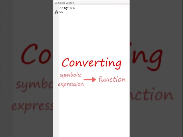 🤯 Convert Symbol to Function in MATLAB 🤯