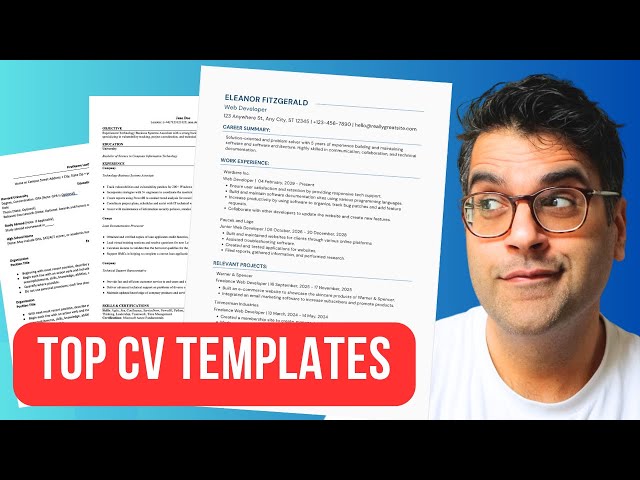 The 3 *BEST* CV templates (all free) - from a Cambridge University Careers Pro