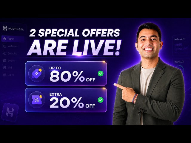 Wait Is Over! 2 Special Hostinger Offers Just Went LIVE