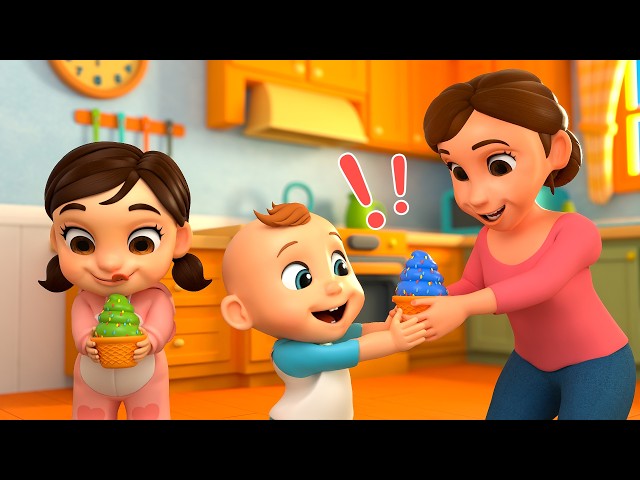 Ice Cream Song with Dino Ice Cream Maker! | LuLu LaLa Colorful Nursery Rhymes for Children