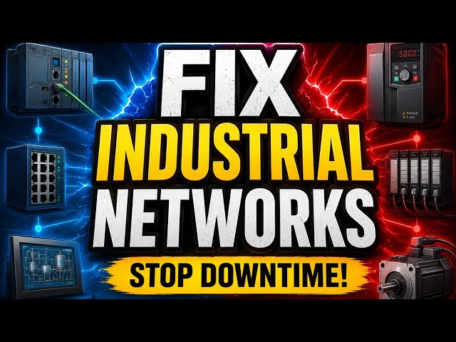 Industrial Networking Explained | PLC, PROFINET, EtherNet/IP & Smart Industry