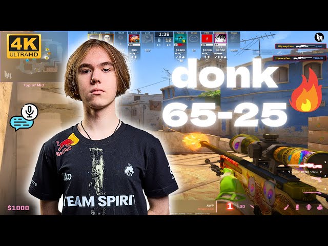 😮donk 65Kills SoloQ + Full VOICE COMMS (Mirage) | FACEIT NA 2800 Elo | June 14, 2025