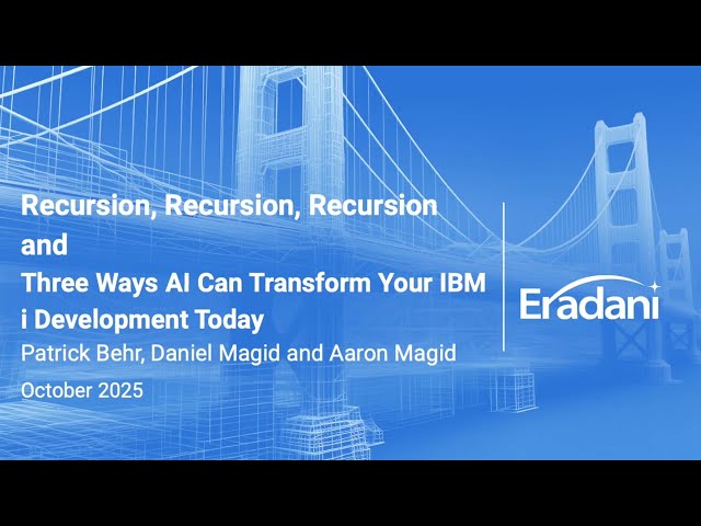 Recursion, Recursion, Recursion AND Three Ways AI Can Transform Your IBM i Development Today