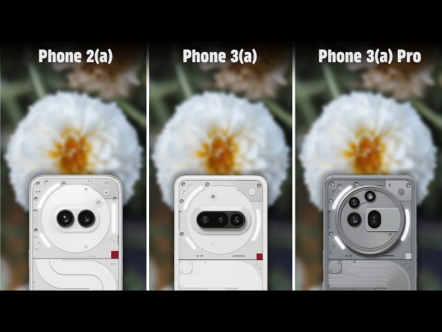 Nothing Phone 2a vs Phone 3a vs Phone 3a Pro Camera Comparison! TechRJ