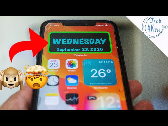 iOS 14 Widgets - Widgetsmith - Widgetsmith app tutorial - Heyweather - Color Widget - Photobox