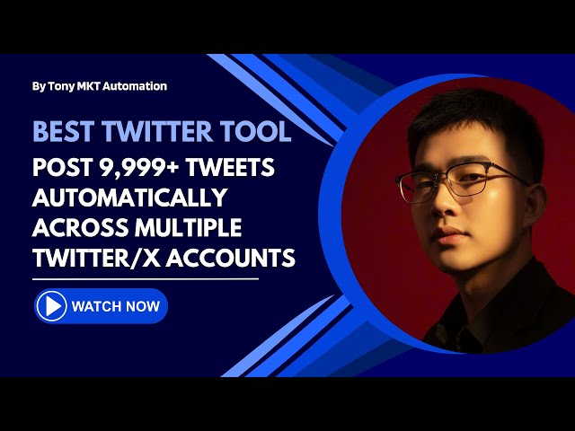 Post 1,000 Tweets Automatically Across Multiple Twitter/X Accounts | Advanced Twitter Bot