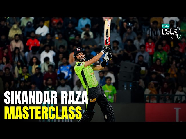 Sikandar Raza Shines with 52  | Lahore Qalandars vs Peshawar Zalmi | Match 14 | HBL PSL X | MZB1U