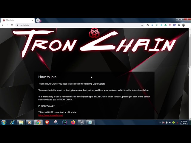 How To Join TronChain