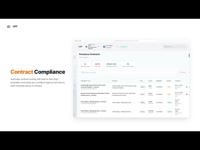 UPP Freelance Module - Overview