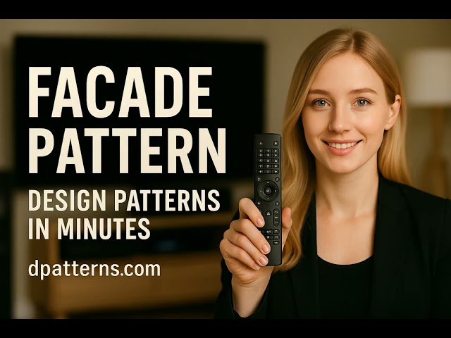 Facade Design Pattern Explained in Minutes | dpatterns.com