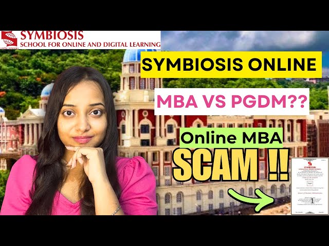 Symbiosis SSODL VS SCDL🔥Online MBA Review🔥PGDM OR MBA Which is better? MBA in 60k Only?