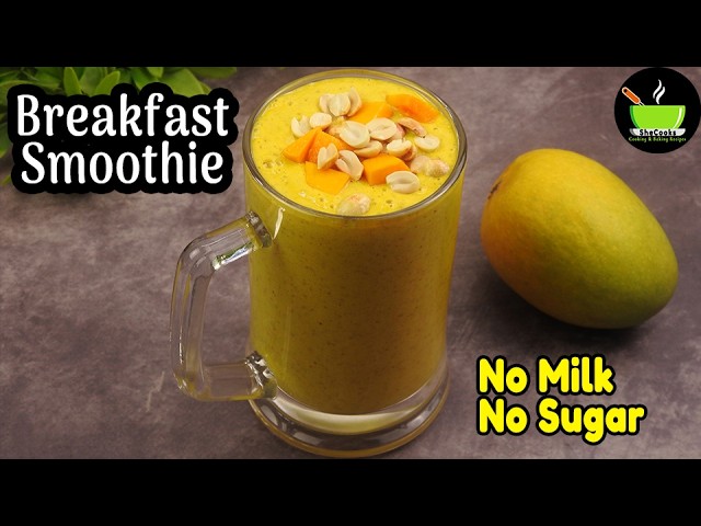 High Protein Breakfast Smoothie Recipe | Oats Breakfast Smoothie Recipe | Healthy Smoothie Recipes