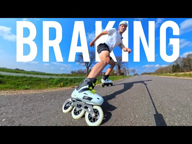 BRAKING ON INLINE SKATES - The complete guide (Top 6 styles)