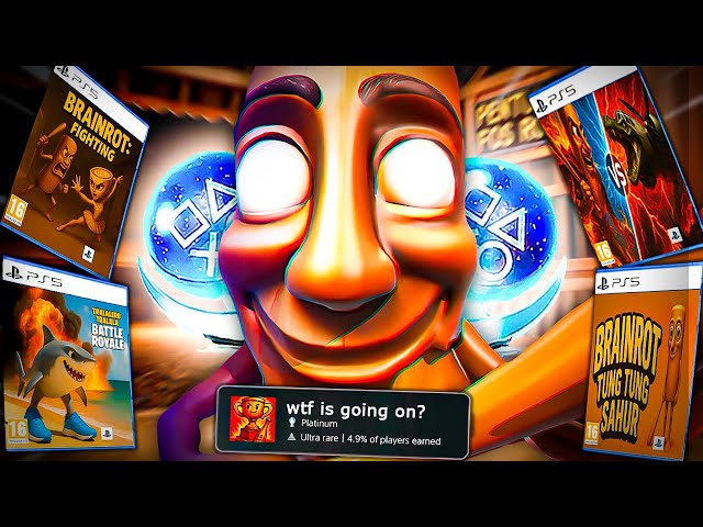 I Platinum'd The WORST Brainrot Games On PlayStation...