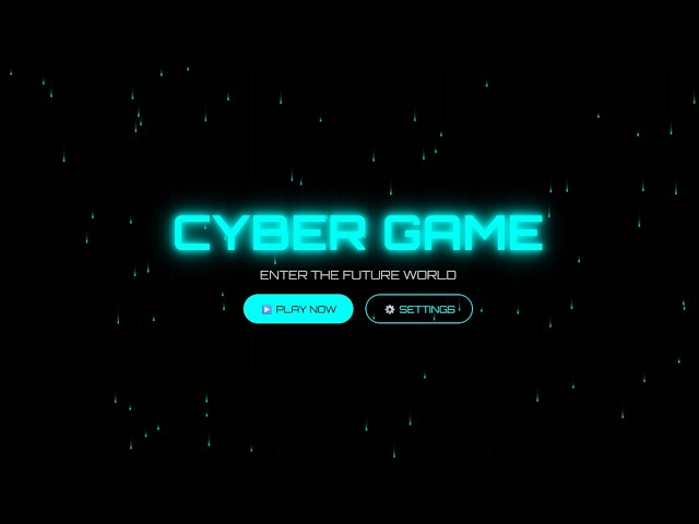 🎮3D ▶️Animated Game🕹️ UI Design || Web development project using html css and js.