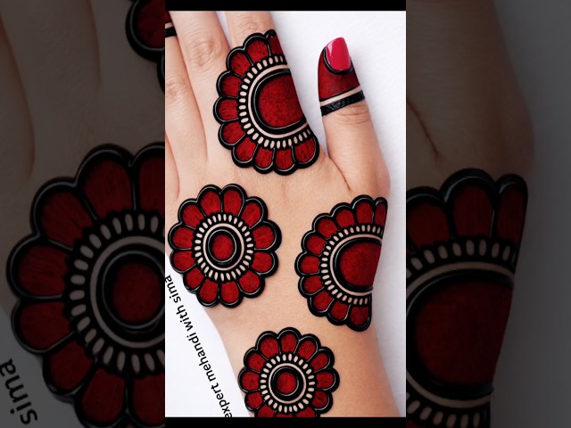🔥😱stylish mehndi design mehndi #shorts #reel #reels #new #simple #shortsfeed