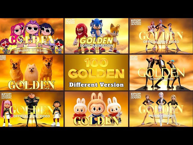 Song 'GOLDEN Huntrx Through Different Versions   Guess The Song Golden KPOP DEMON HUNTERS