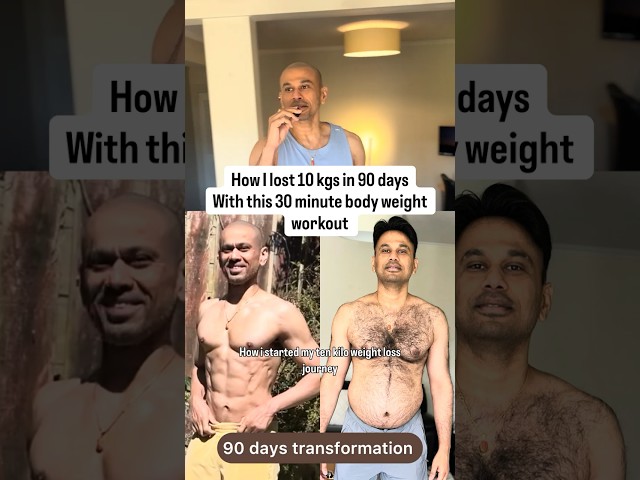 30 Minute body weight workout for fat loss