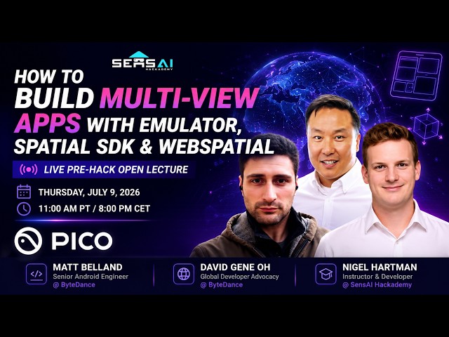 How to Build Multi View Apps with Emulator, Spatial SDK & WebSpatial