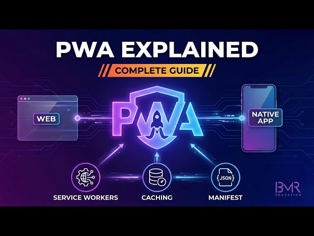 Progressive Web Apps (PWA) Explained | Service Workers, Caching & Manifest (Complete Guide)