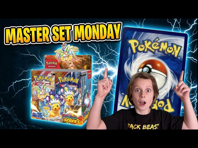I NEED This Pikachu to Complete My Pokémon Surging Sparks Set! 😱⚡🔥 | Master Set Monday