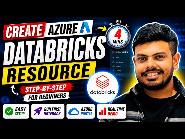 Azure Databricks Tutorial for Beginners | Create Your First Workspace in Azure (2026)