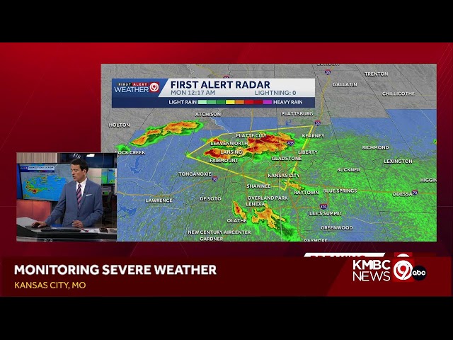 WATCH LIVE: KMBC's First Alert Weather team is tracking a tornado-warned storm