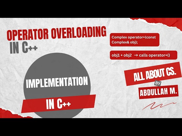 Operator Overloading.
