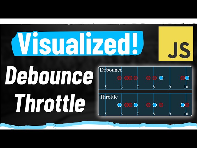 Debounce vs Throttle | Tutorial from WebDevSimplified