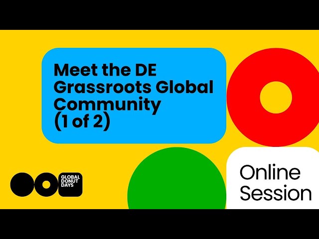 Global Donut Days 2025 | Meet the Doughnut Economics Grassroots Global Community (1 of 2)