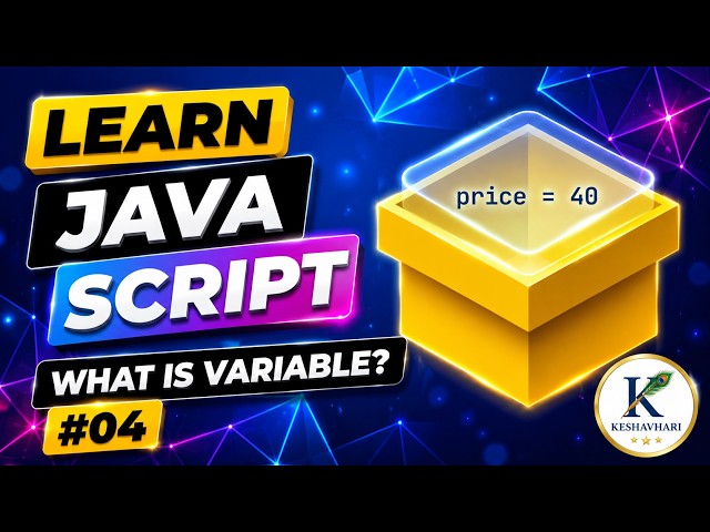 What is Variable in JavaScript? | JavaScript Tutorial #04 Hindi #javascripttutorial  #coding