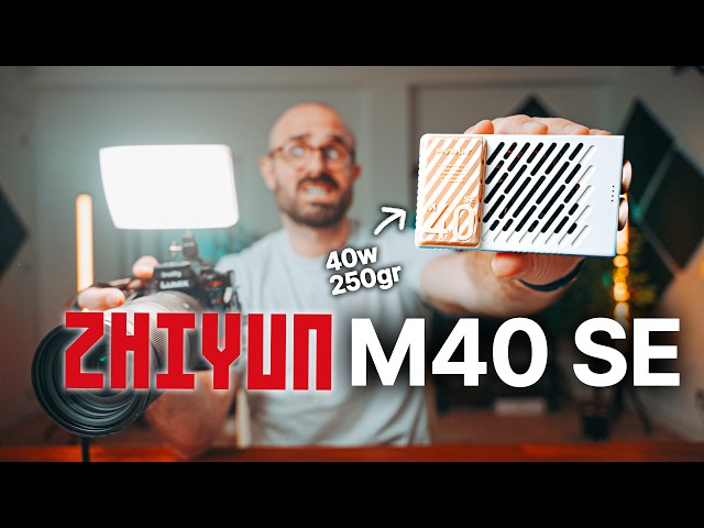 Este foco LED de 40W es BUENO y BARATO … Zhiyun M40 SE