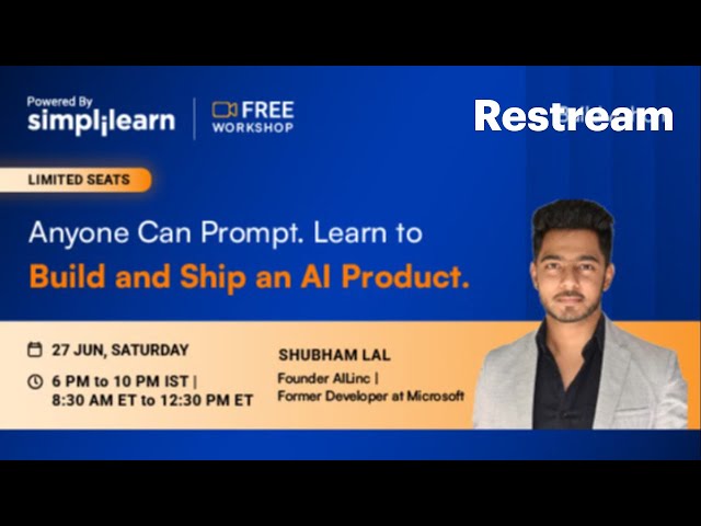 Build a Full-Stack AI Product in 4 Hours | Zero Code