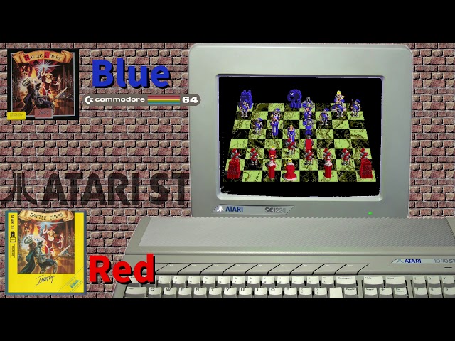 Atari ST vs C64 Battle Chess