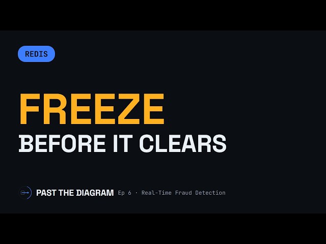 Redis + Flink: Freeze a Stolen Card Before It Clears