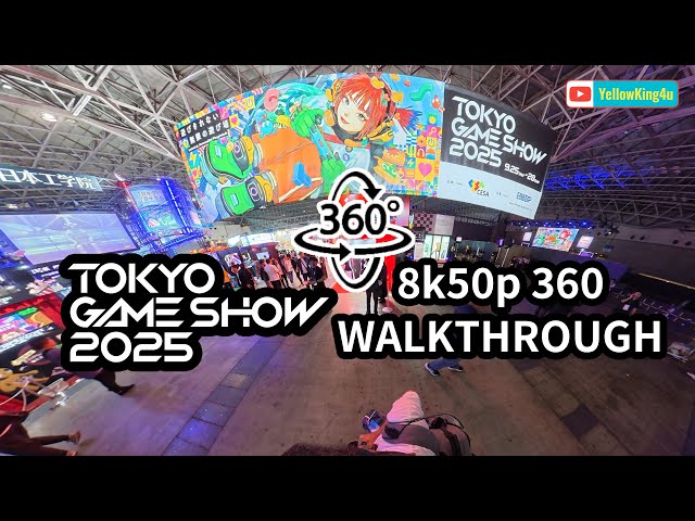 Tokyo Game Show 2025 – 360° Walkthrough in 8K50 (DJO OSMO 360)