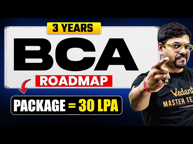 BCA Complete Roadmap 2026 | Highest Package 30 LPA 😱 | Skills, Internships & Placements | Harsh sir