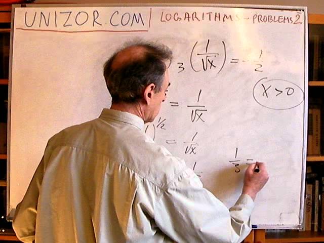 Unizor - Algebra - Logarithmic Functions - Problems 2