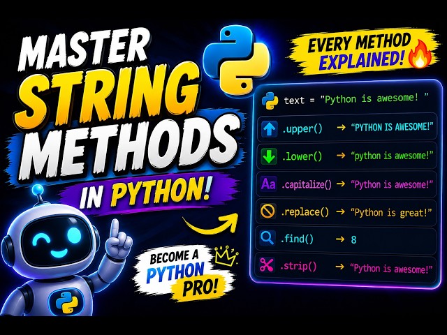 🔥 3 Python String Methods You MUST Know