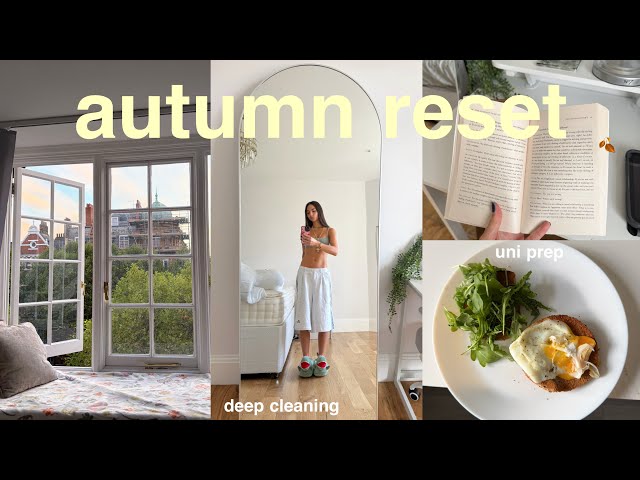 productive autumn days in my life | deep cleaning, organisation and uni-prep